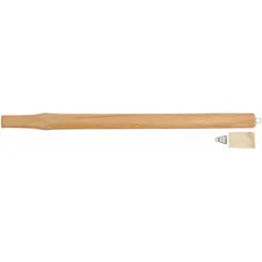 Replacement handle for hammers used in construction, demolition, and general maintenance. Allows restoration of a worn or broken hammer head to working condition, extending tool life.