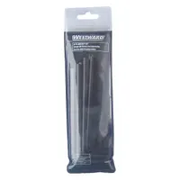 WESTWARD Hex Key Set: 6 - 10 Pieces, L, SAE, Std End, Long, 8 Pieces, Black Oxide, 2 Tips