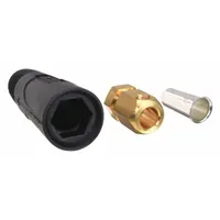 LINCOLN ELECTRIC Cable Receptacle: 1/0 AWG to 2/0 AWG, Single Ball-Point, Female (MPN K1759-70)