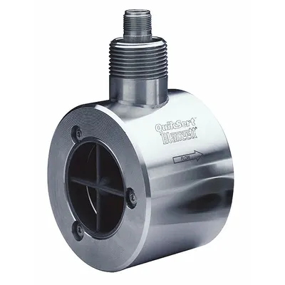 BLANCETT Mechanical Flowmeter: Turbine Flow Meter, Turbine, 3 in Wafer, 3 in Connection Size - Inline Turbine Flowmeters for Water