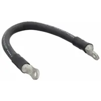 QUICKCABLE Battery Cable Heavy Duty: Battery Cable, 2/0 ga Wire Size, 15 in Overall Lg, Black, 12V (MPN 7915-360-001F)