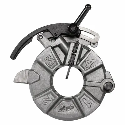 MILWAUKEE Pipe Threading Die Head: Use with 300/535 Series, For 1/8 in to 2 in Pipe - Milwaukee Machine Die Heads