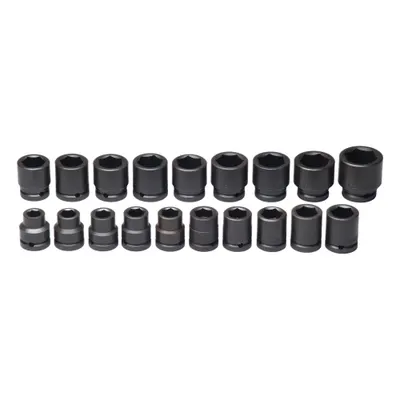 WRIGHT Impact Socket Set: 3/4 in Drive Size, Small Set (0-50 pieces) Set Size - Metric Impact Socket Sets