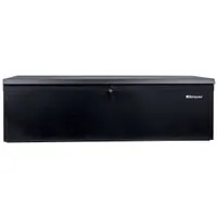 MONTEZUMA Utility Box: 47 1/4 in W 17 1/4 in D 14 1/4 in H, Steel, Black, Hinged Lid, Keyed (MPN MKDB47B)