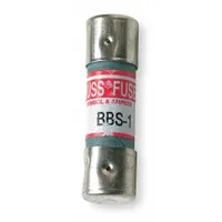 FLUKE Multimeter Fuse: BBS Series, Fast-Acting, 1 A, 600 V AC, 13/32 in x 1 3/8 in (MPN Fluke-871207/1A)