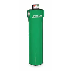 This coalescing filter removes oil aerosols and fine particulates from compressed air systems. It features 2 in NPT ports, a flow capacity of 500 cfm, and a maximum operating pressure of 290 psi. Suitable for applications requiring clean, oil-free compressed air.