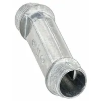 RACO Offset Nipple: 1/2 in Trade Size, Zinc, 2 13/32 in Overall Lg, Offset Nipple, Plain Zinc (MPN 1452)
