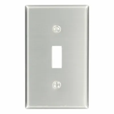 LEVITON Wall Plate: Toggle, 1 Gang - General Purpose Wall Plates