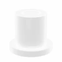 OILITE Flanged Sleeve Bearing: PTFE, 3/8 in Bore, 5/8 in OD, 3/4 in Overall Lg, White, 10 PK (MPN VF-0610-06B)