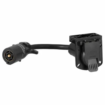 CURT 7-Way Blade Trailer Wiring Adapter - Fleet and Vehicle Maintenance