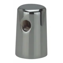 This chrome-finished laboratory turret provides two outlets from a single NPT inlet connection. Designed for laboratory settings, it enables simultaneous access to water or gas for multiple users or instruments.