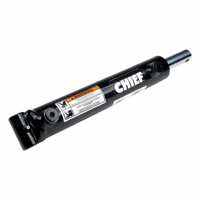 CHIEF Welded Hydraulic Cylinder: 3 in Bore Dia., 16 in Stroke Lg, 24 in Retracted Lg - Drilled Rod Mount Welded Hydraulic Cylinders