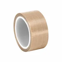 ST GOBAIN Cloth Tape: 3 in Wd, 5 yd Lg, 5.3 mil Thick, Silicone, Brown, 500°F Performance Temp - Max (MPN SG35-3)