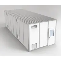 PORTA-FAB Modular Cleanroom: 32 ft x 12 ft x 10 ft, 384 sq ft Int Area, STC 31 (MPN 8CR1232)