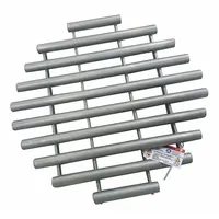 APPROVED VENDOR Grate Magnet: Round Grate Magnet, Ceramic, 20 oz Max Magnetic Pull Strength, Round