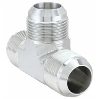 Hydraulic Hose Adapter: 1 1/4 in x 1 1/4 in x 1 1/4 in Fitting Size, Male x Male x Male, Rigid, Tee (MPN 2033-20-20S)