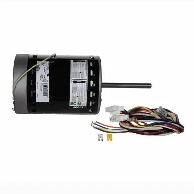PACKARD Evaporative Cooler Motor: 48 Frame Size, Belly Band, ECM, Open, 1 hp, 115/230V AC - EC Max Series EC Motors