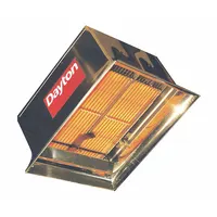 DAYTON Gas Infrared Flat Panel Heater: Propane, 60,000 BtuH Heating Capacity Input, 16 ft x 16 ft