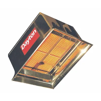 Dayton Gas Infrared Flat Panel Heater: Propane, 60,000 BtuH Heating Capacity Input - Suspended Infrared Flat Panel Gas Ceiling Heaters