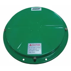 Steel spring with canister assembly designed for RA SERIES hose reels. Provides the drive mechanism for retracting the hose. Suitable for use in industrial and workshop environments where hose reels are employed.