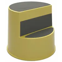 APPROVED VENDOR Step Stool: 13.5 in Overall Ht, 350 lb Load Cap, 2 Steps, Plastic, Wt-Actuated (MPN 5M655)