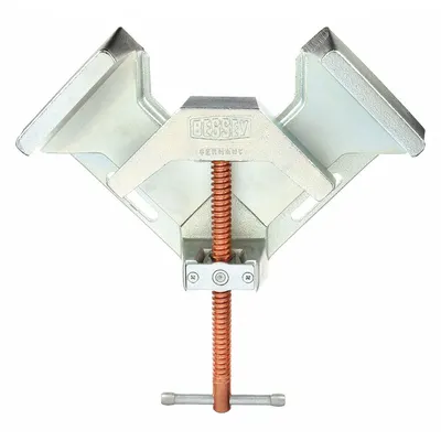 BESSEY Angle Clamp: 3 1/2 in Miter Capacity, 4 in Jaw Wd, 1 3/8 in Jaw Ht, 7 in Throat Dp - Angle Clamps
