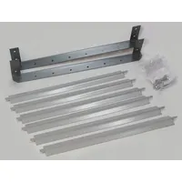 DAYTON Hydronic Unit Heater Louver: Vertical Louver Kits, 5PV47/5PV48, Steel, Gray, 17 in Overall Wd