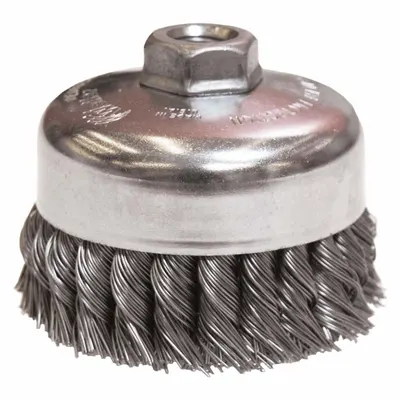 WEILER 36044 Heavy-Cleaning Brush for Contoured Carbon Steel Surfaces - Heavy-Cleaning Brushes for Contoured Carbon Steel Surfaces