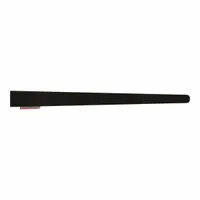 This specialty-section foam rubber seal is made from black EPDM material and features a triangular profile. It has a self-adhesive backing with standard adhesive bond for easy installation. The seal is used for weatherproofing, dust sealing, and vibration damping around doors, panels, and enclosures