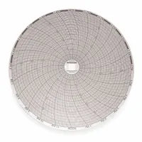 DICKSON Circular Paper Chart: Dickson, 0°F to 500°F, 0°C to 500°C, C428, Dickson, 60 PK