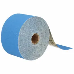 This 5-pack of 3M 321U sanding rolls features 80-grit ceramic abrasive on C-weight paper with a pressure-sensitive adhesive (PSA) backing. Each roll measures 2-3/4 inches wide by 60 feet long. Designed for cool-cutting performance, it is suitable for sanding metal, wood, and composites in industrial maintenance, fabrication, and finishing applications.