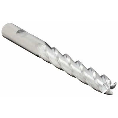 CLEVELAND Square End Mill: High Speed Steel, 4 Flute, 7/16" Mill Dia, 1-3/4" LOC - General Purpose High-Speed Steel Square End Mills
