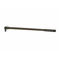 PROTO Breaker Bar: 1/2 in Drive, 18 1/4 in Lg, Knurled Grip, Alloy Steel, Black Oxide (MPN J5468BL)