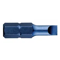 WESTWARD Insert Bit: Insert Bit, Slotted Head, Imperial, 4F-5R Bit Industry Size, Std, Hex, 5 PK