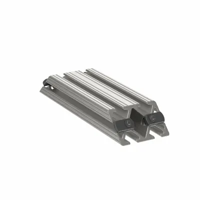 80/20 Joining Plate: 45° Support, 15 Series, 12 in x 3 in x 1 1/2 in, For 21/64 in Slot Wd - 45° Corner Supports