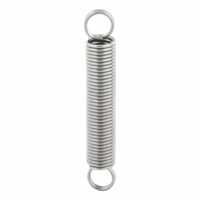 SPEC Extension Spring: Double Twist Loop End, Music Wire, 4 in Free Lg, 0.072 in Wire Dia - Double-Loop Extension Springs