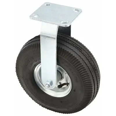 OEM Plate Caster: Rigid - Plate Casters with Pneumatic Wheels