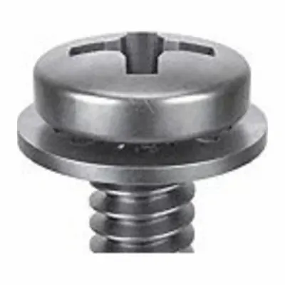 SEMS Screw: Internal Tooth, #6-32 Thread Size, 1 3/4 in Lg, Stainless Steel - Machine Screws with Internal Tooth Lock Washers