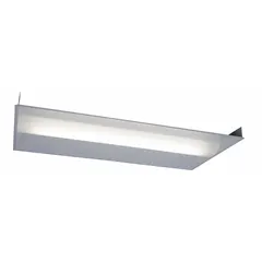 This 2 ft. x 4 ft. LED center-basket troffer produces 6000 lumens at 3500K color temperature, consuming 47 watts. It operates on 120 to 277V AC and accommodates (2) T8 lamps. Designed for drop-ceiling grid installations in commercial and industrial settings such as offices, schools, and retail spaces.