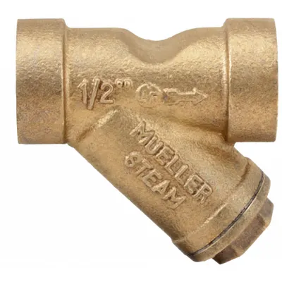 BELL & GOSSETT 420C - 3/4" Brass Y Strainer, NPT, 0.0331 in Mesh, Cast Brass - Brass Y Strainers