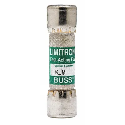 BUSSMANN Fuse: KLM Series, Midget, Fast-Acting, 8 A, 600 V AC, 600 V DC - Fast-Acting Cylindrical Fuses