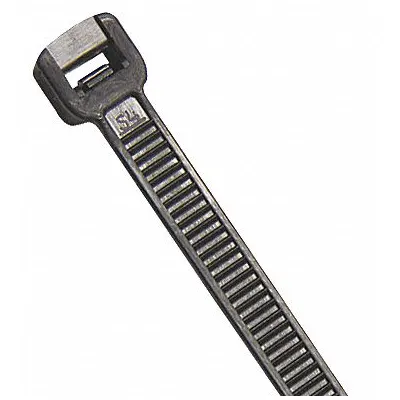 OEM Cable Tie: 10 in Nominal Lg, 2 3/4 in Nominal Max. Bundle Dia., 0.14 in Wd - All Purpose Nylon Cable Ties
