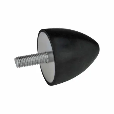 JW WINCO Male x Non-Threaded Vibration-Isolating Mount - Male x Non-Threaded Vibration-Isolating Mounts