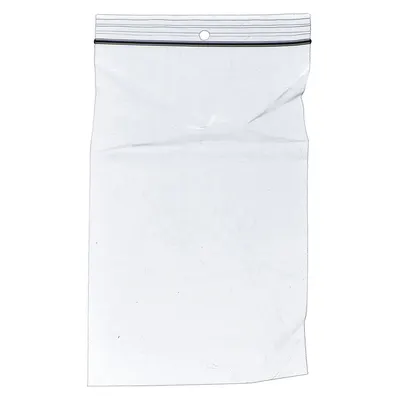 OEM APPROVED VENDOR Hang-Hole Reclosable Poly Bags, 8 in Lg x 5 in Wd, 1,000 PK