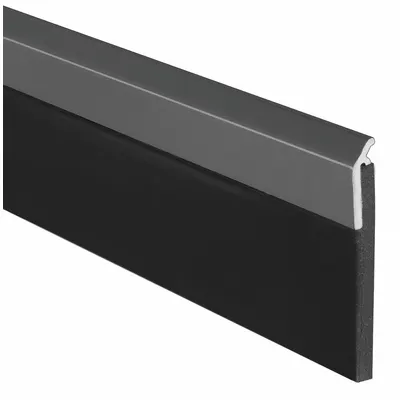 NATIONAL GUARD Door Sweep: Single Fin Insert, 36 in Lg, 3 1/16 in Wd, Aluminum - Door Sweeps