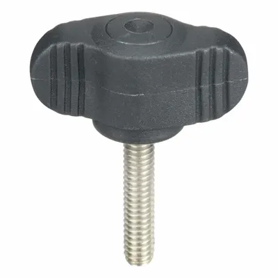 KIPP Wing Knob with Threaded Stud - Wing Knobs with Threaded Stud
