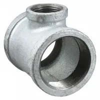 Medium-pressure threaded pipe tee with run x run x branch configuration. Rated for 300 psi at 150°F. Used in industrial piping systems to create a 90-degree branch connection for water, air, or oil lines