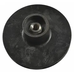 Closed impeller made of Noryl material for use with Dayton chemical-resistant straight centrifugal pumps. Compatible with pump model 2YEW8. Used in applications requiring movement of corrosive fluids.