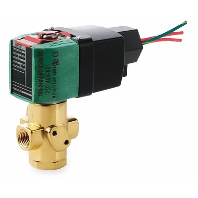 ASCO Solenoid Valve: 3-Way, Configurable, 1/4 in Pipe Size, 100 to 240V AC, Direct Mount - 3-Way/2-Position, Configurable Solenoid Valves