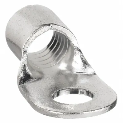 BURNDY Ring Terminal: Bare, 3/4 in Stud Size, 400 kcmil to 450 kcmil Wire Sizes - Non-Insulated Ring Terminals